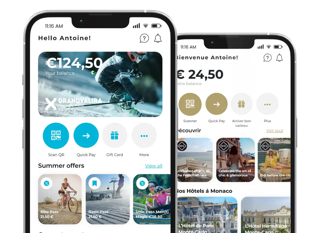 Illustration app mobile marque blanche Core by Carlo