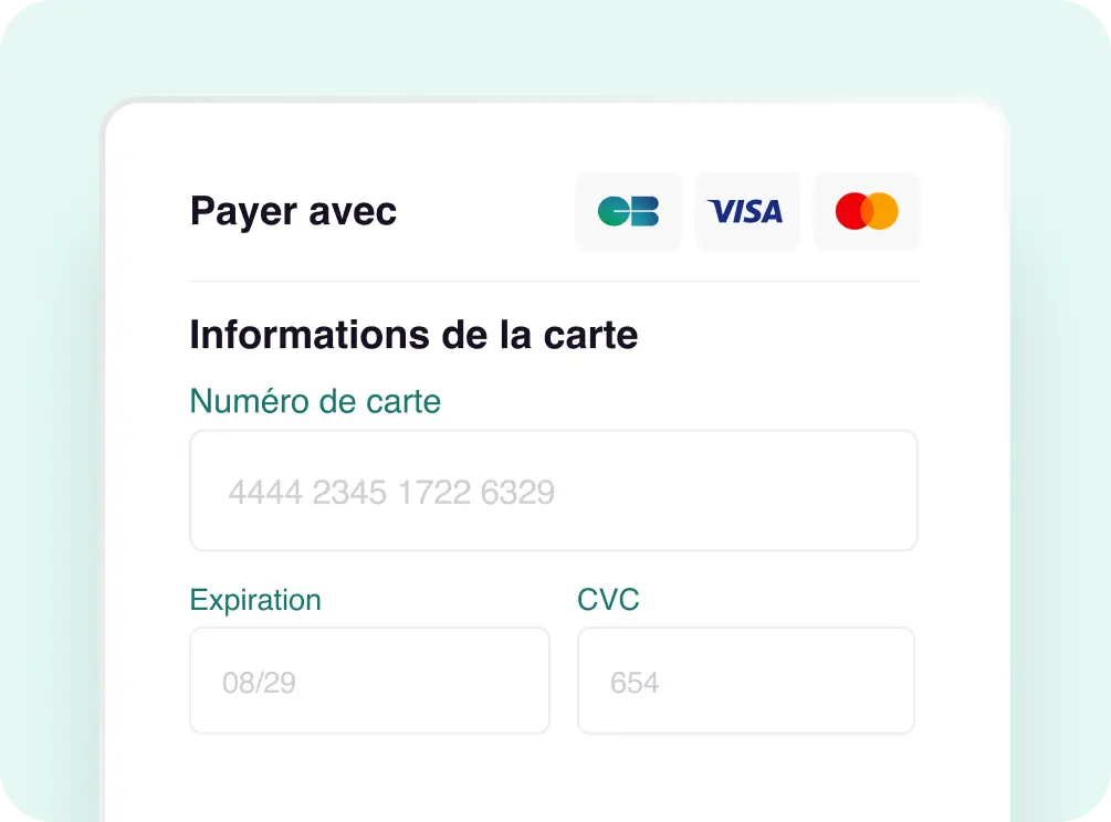 Paiement cartes bancaires