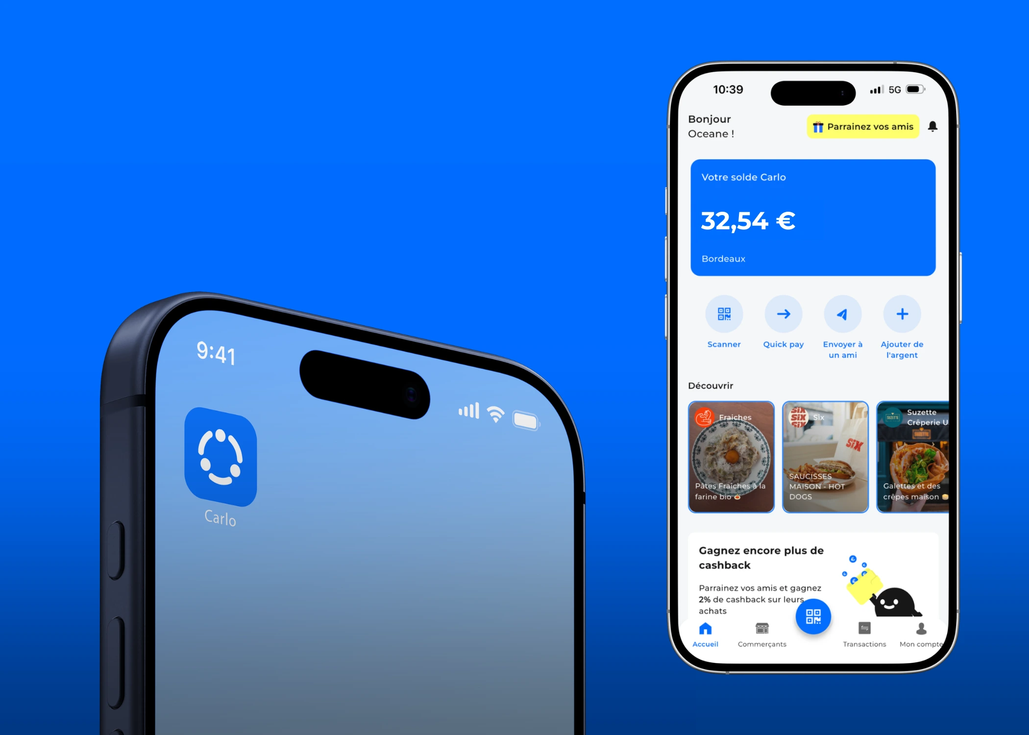Carlo App utilisateur